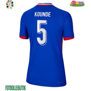 Frankrike Jules Kounde #5 Hemmatröja Kvinnor EM 2024 Kortärmad